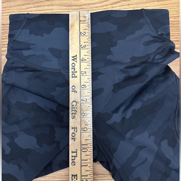 Lululemon Leggings Womens 6 Multi Camo Base Pace High Rise Running Tights - Picture 7 of 10